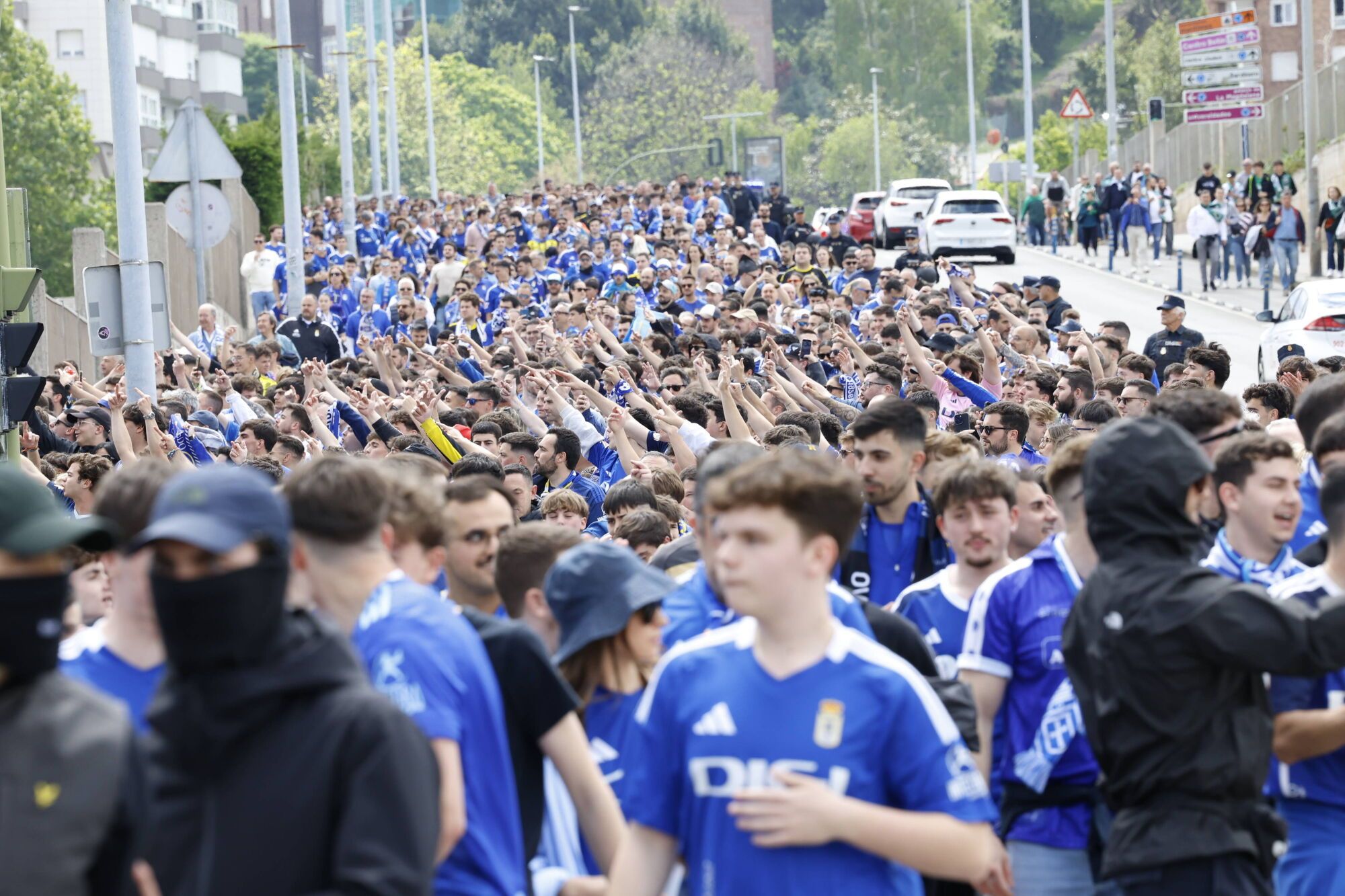 Así fue el partido entre el Real Oviedo y el Racing de Santander