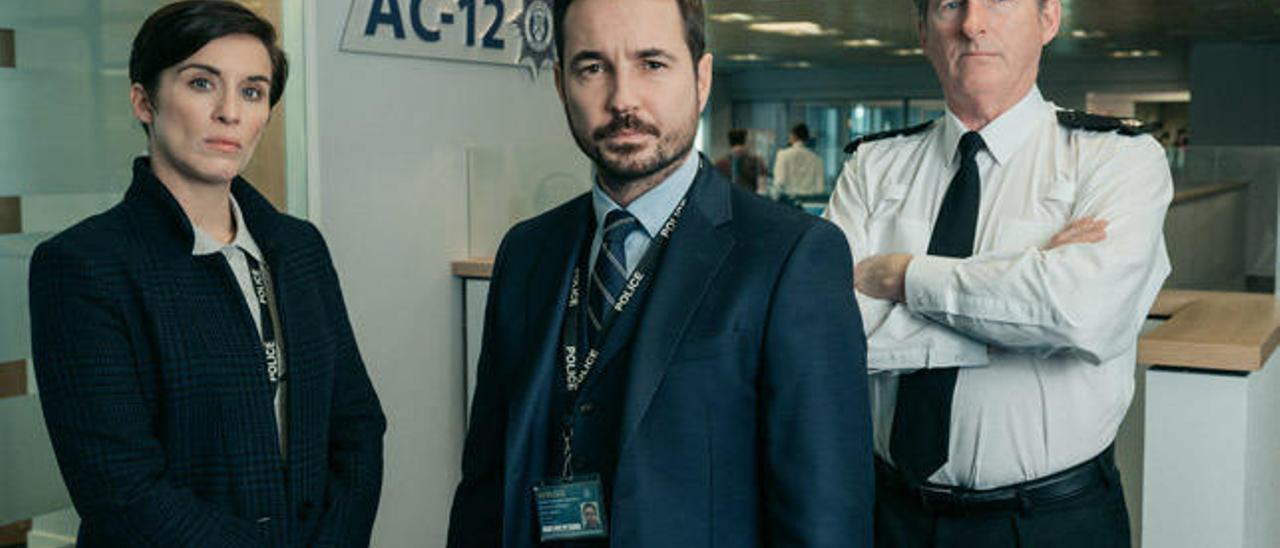 Protagonistas de &quot;Line of Duty&quot;.  // Movistar +