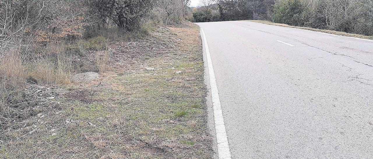 En aquest espai de Torre Gironella els veïns reivindiquen la vorera promesa.