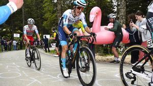 Pello Bilbao, durante el Tour de Eslovenia que acabó en segunda posición y fue su última carrera antes de la ronda francesa.