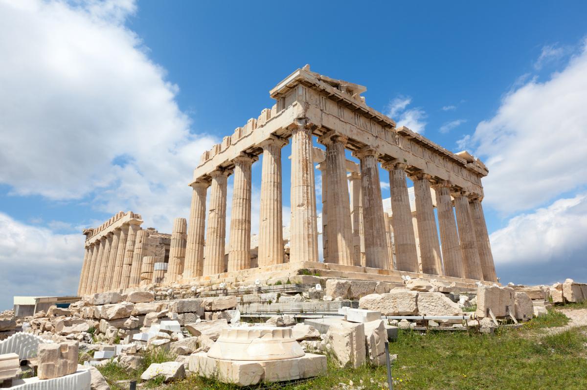 El partenón de Atenas (Grecia)