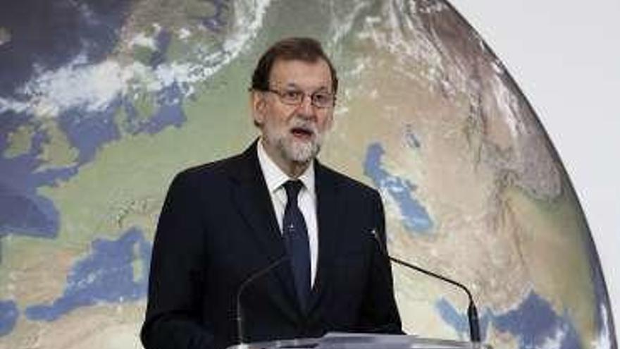 Rajoy, ayer. // Chema Moya