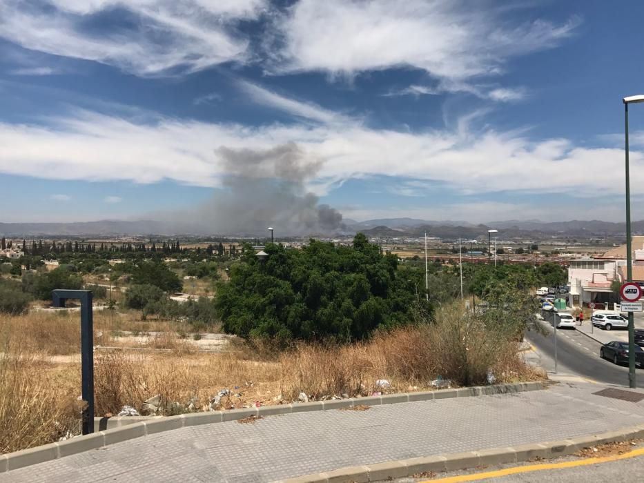 Se declara un incendio en Los Asperones