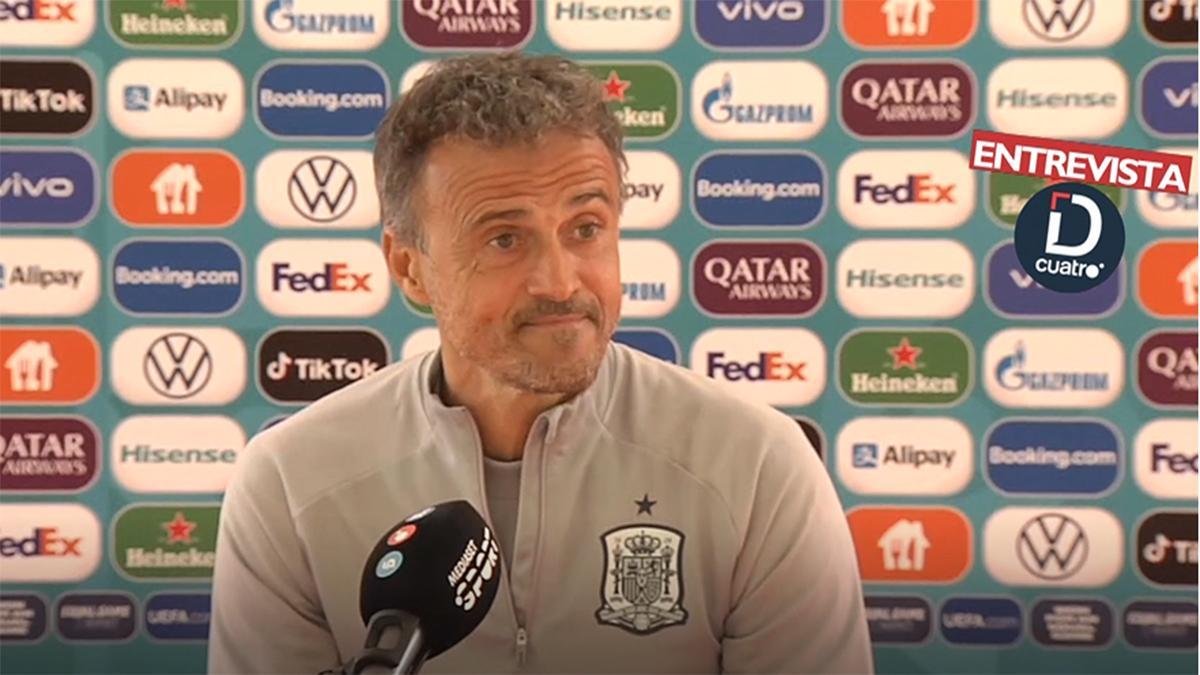 Luis Enrique: "¿Dimitir si perdemos? Si estoy pensando en renovar..."