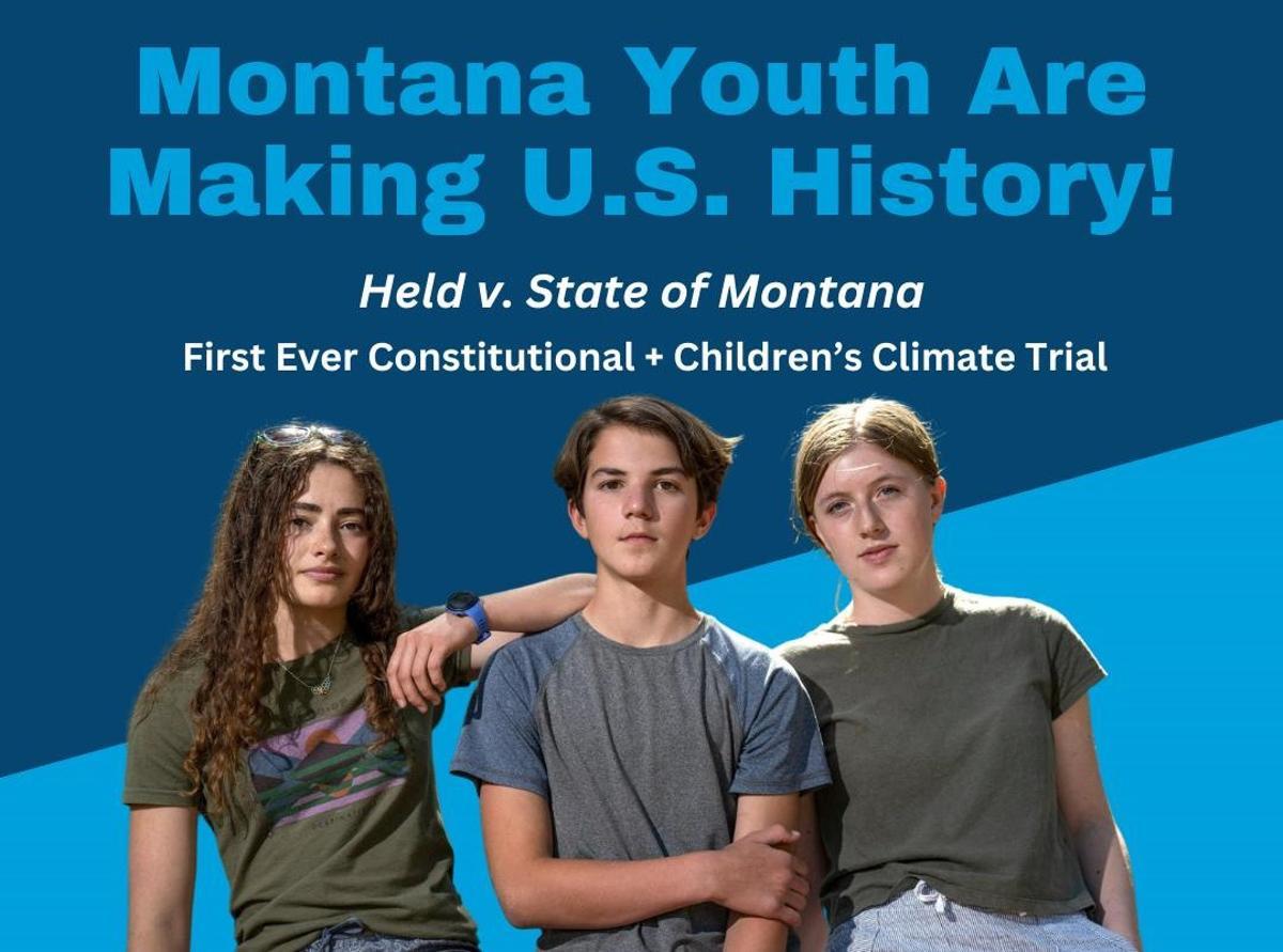 Niños y jóvenes de Montana demandan al Estado por contaminar la naturaleza.