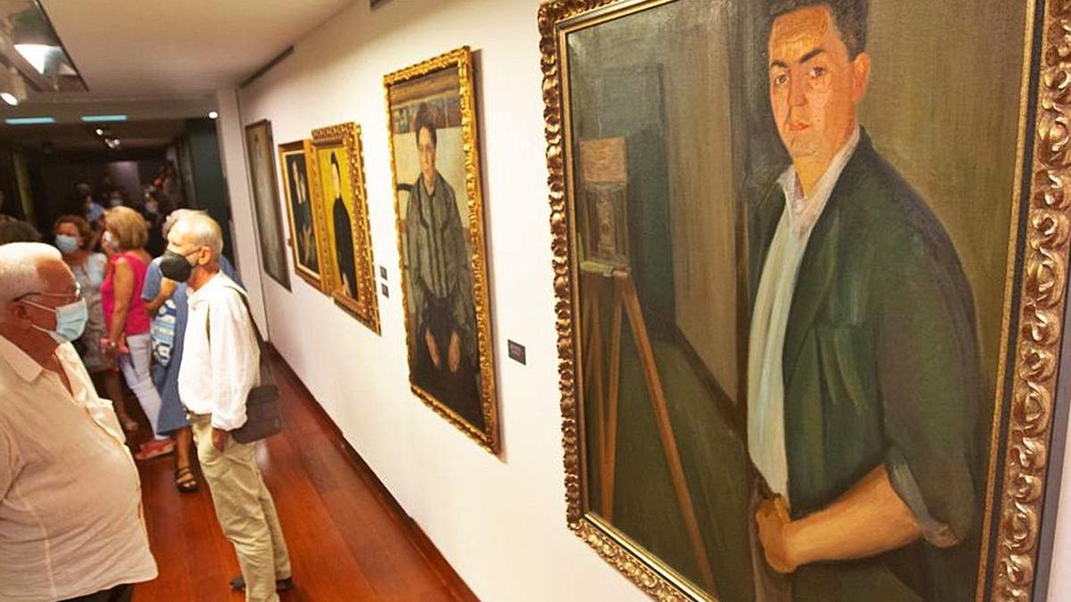 Una de les obres de l’exposició d’Emilio Varela en el Mubag. | L-EMC