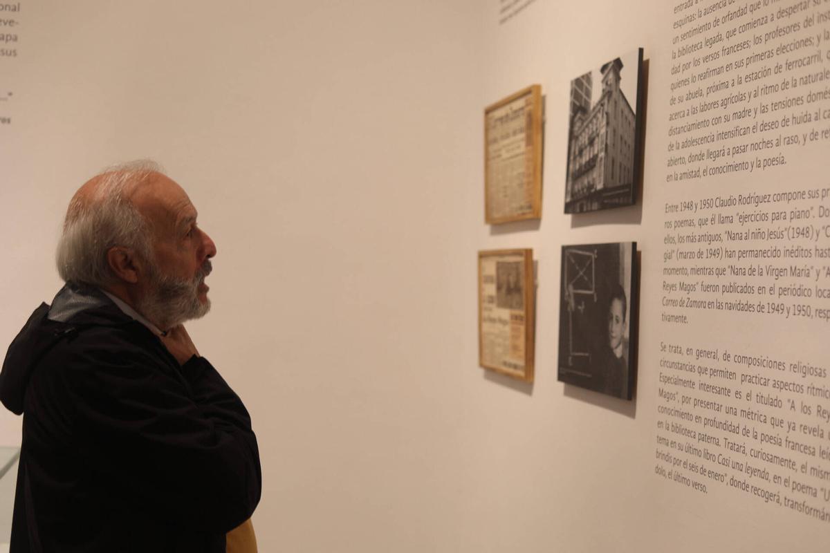 Zamora. inauguración de la Exposición "Claudio Rodríguez: de Don de la ebriedad a Conjuros"