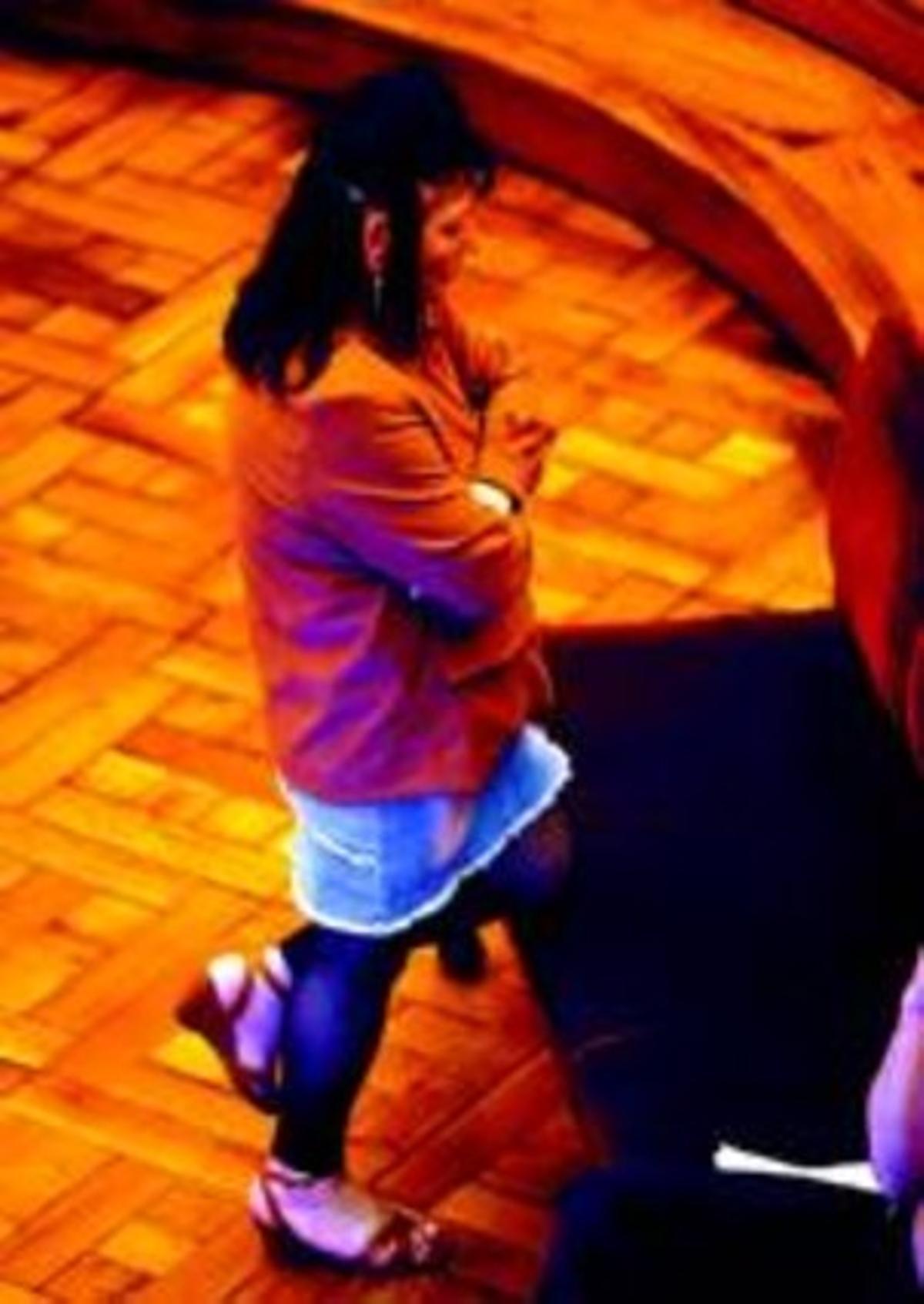 Remedios Sánchez, davant el tribunal que la jutja, ahir.