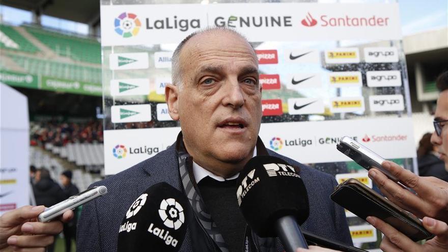 Javier Tebas: &quot;No es fácil la situación de León, comprar el club fue un paso osado&quot;