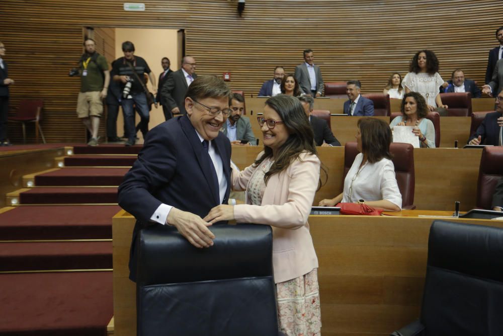 Toma de posesión de Ximo Puig como presidente de la Generalitat