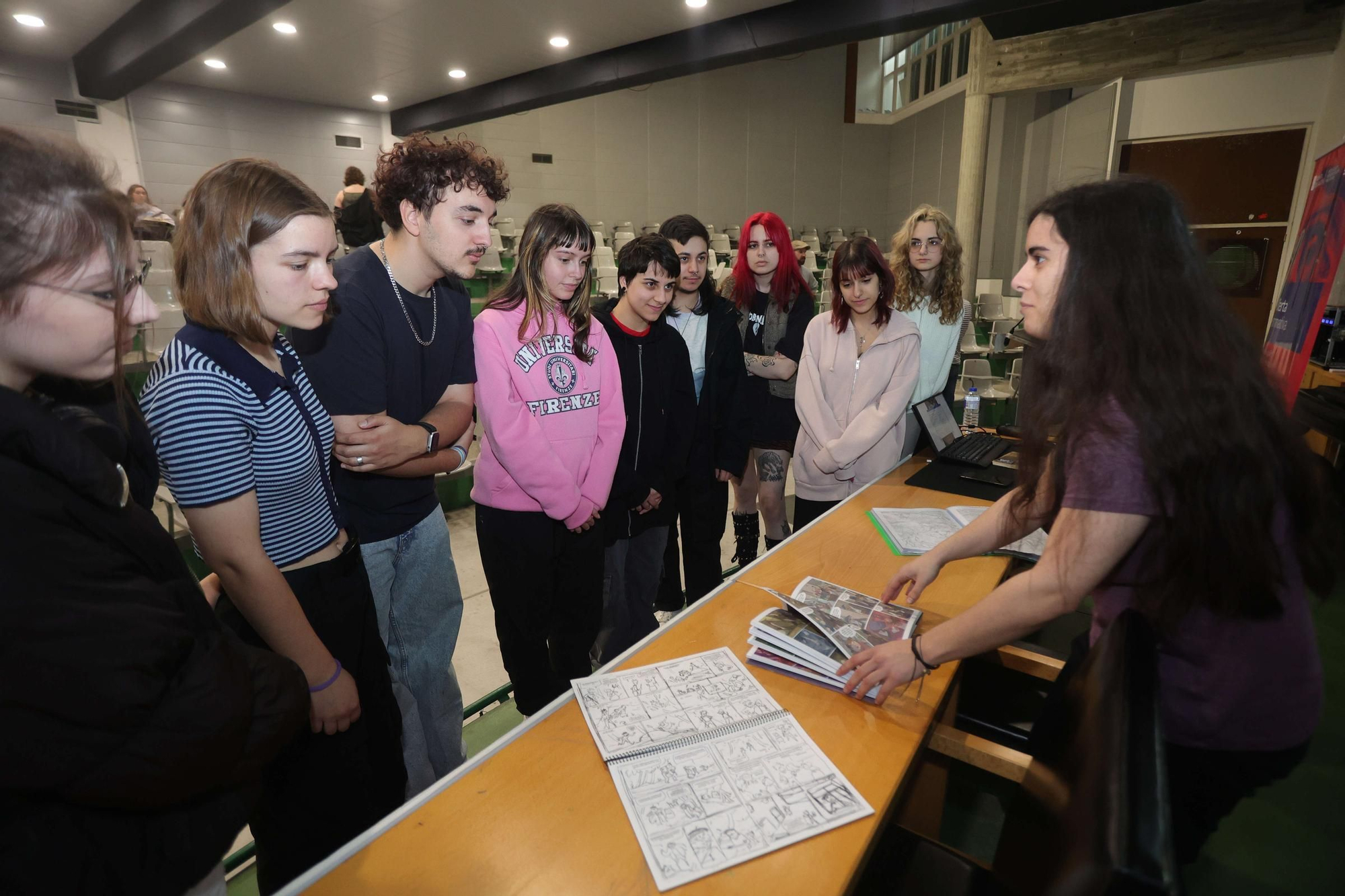 Viñetas arranca en A Coruña desde las aulas de la Pablo Picasso