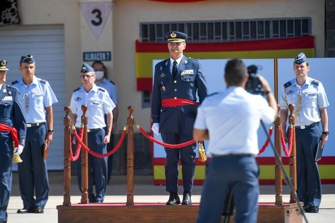 22-06-20   GENTE Y CULTURA. BASE AEREA DE GANDO. INGENIO TELDE.  Toma de  posesión Juan Pablo Sánchez de Lara como nuevo jefe del Mando Aéreo de Canarias Fotos: Juan Castro.  | 22/06/2020 | Fotógrafo: Juan Carlos Castro