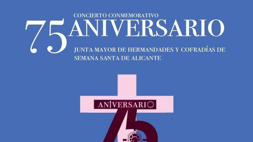 Tamborrada en la plaza de Santa María por el 75 aniversario de Junta de Hermandades