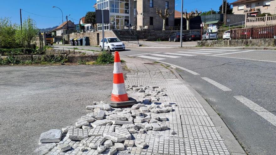 Redondela reclama a la Xunta la mejora de la PO-250 en la parroquia de Reboreda