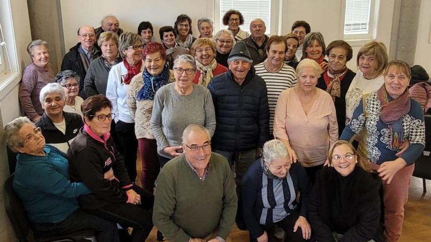 Participantes en el programa de envejecimiento activo de Nigrán.