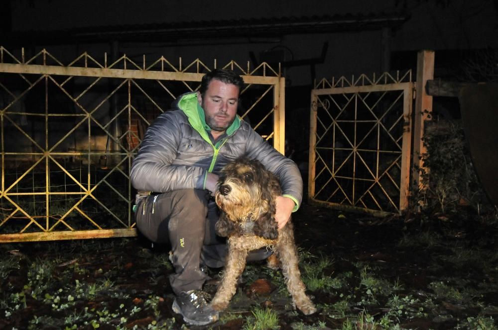 El cazador Fredín Velasco escaló 120 metros para rescatar a su perro "Piro"