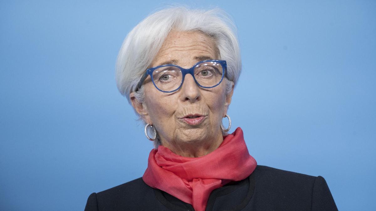 Christine Lagarde, presidenta del BCE.