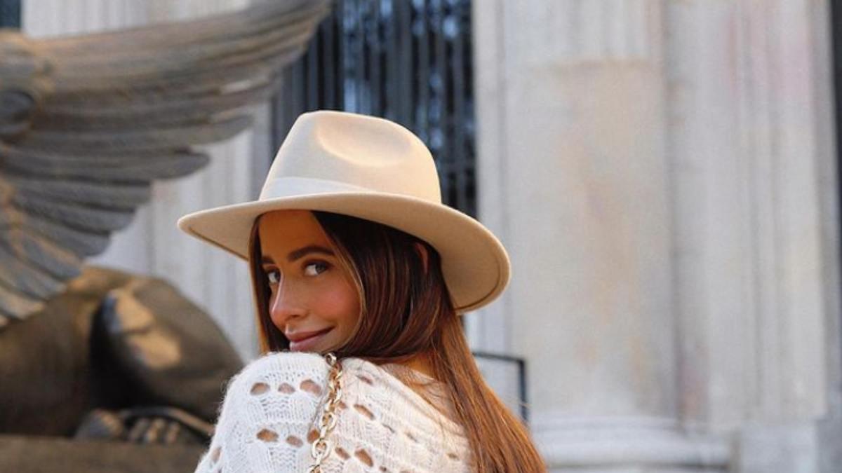 María Fernández-Rubíes con vestido blanco de H&amp;M