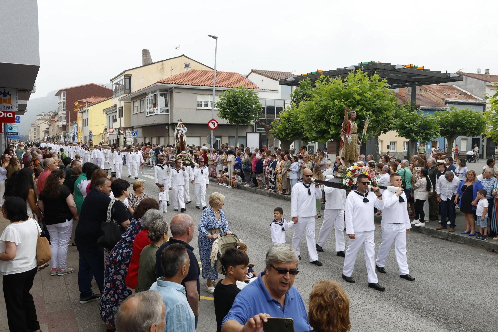 Así fue la procesión marinera de San Juan de la Arena
