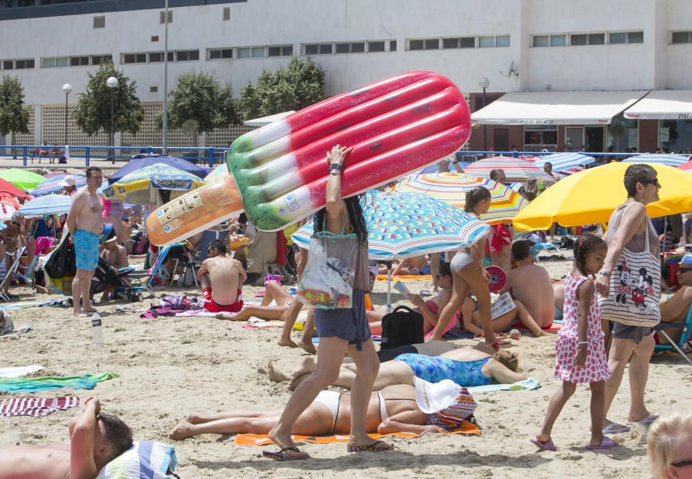 El aire del Sáhara eleva las máximas hasta los 37º en el interior de Alicante.