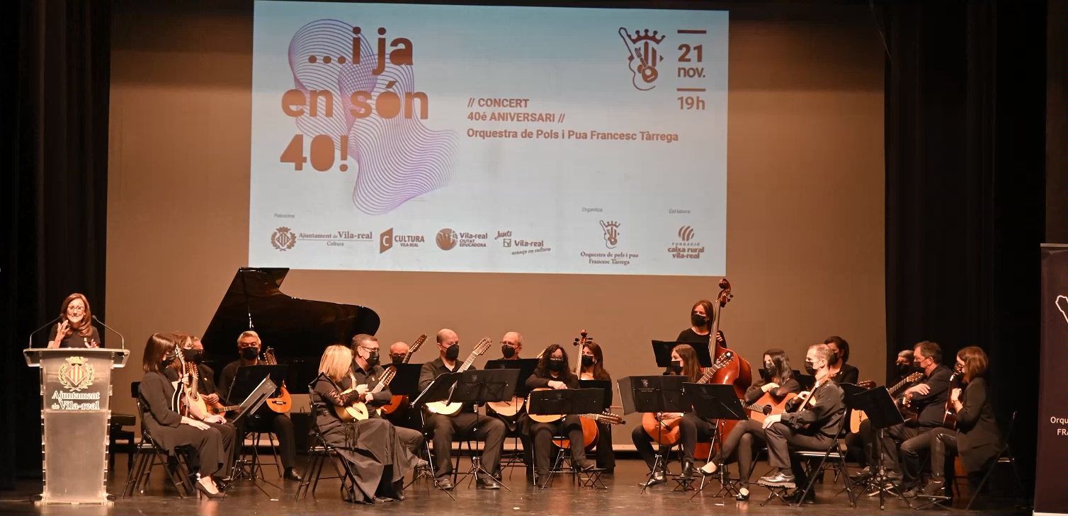 Así ha sido el evento organizado por la Orquestra Pols i Pua Francesc Tàrrega para celebrar su 40 aniversario