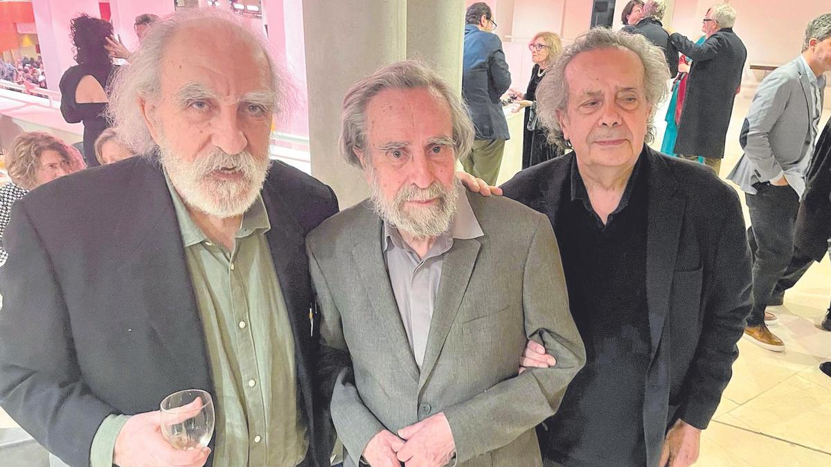 Vicente Martínez Gadea, Isidoro Valcárcel Medina y Francisco Jarauta, Alfonso Décimo a la trayectoria en las sucesivas tres ediciones del premio.