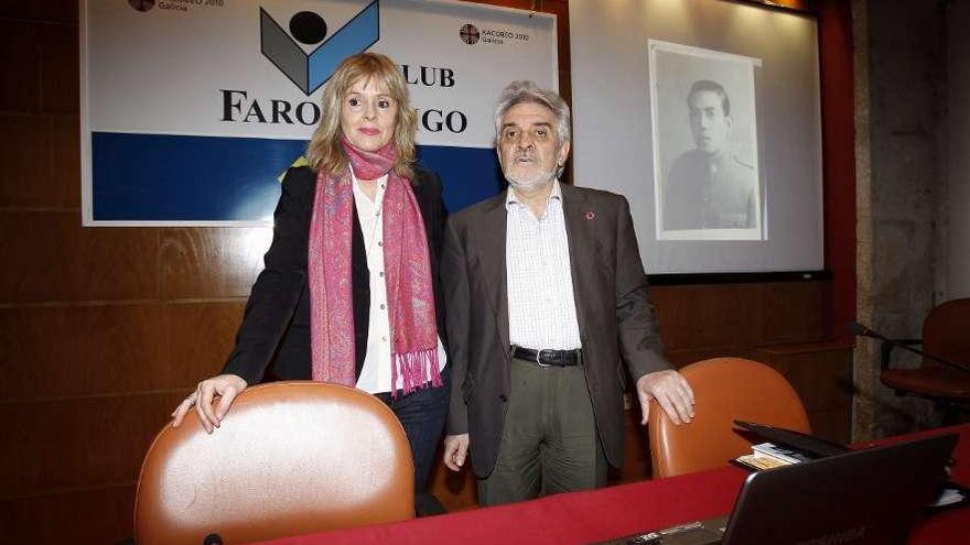 Montserrat Llor fue presentada por el periodista Xosé María Palmeiro.  // Ricardo Grobas