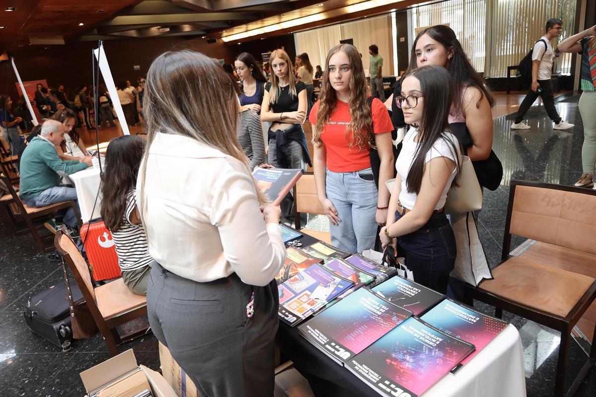 Salón de Orientación Universitaria celebrado el pasado octubre en el Hotel Nelva de Murcia.