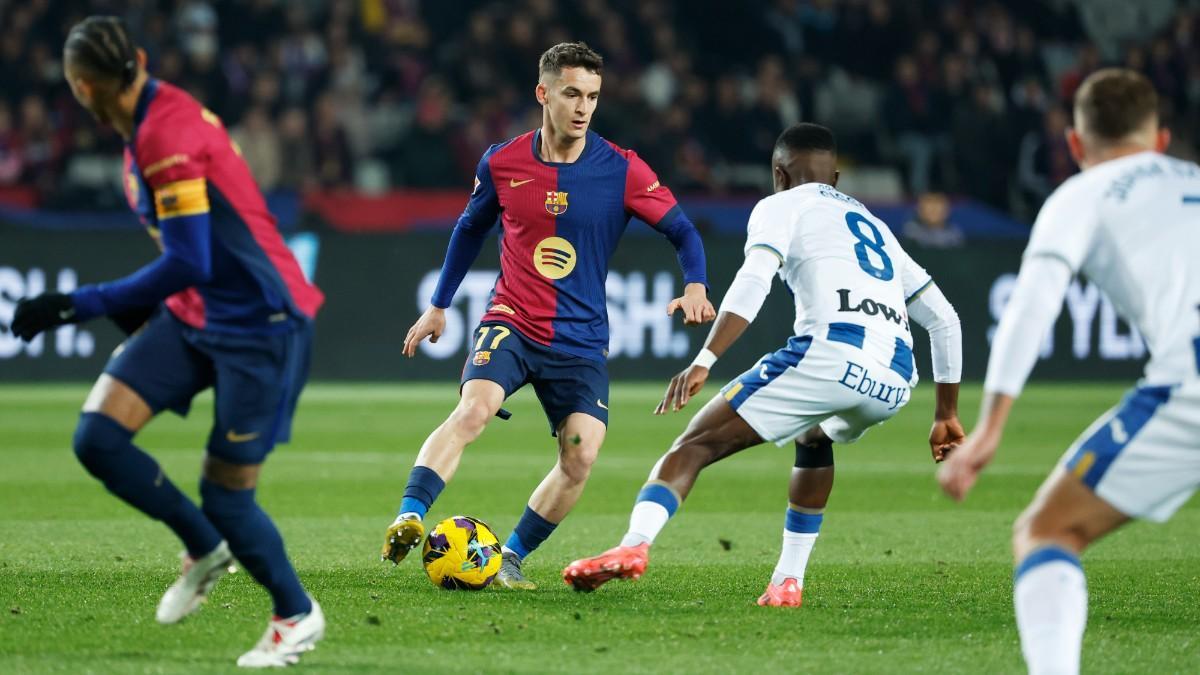 El 1x1 del Barça al descanso ante el Leganés