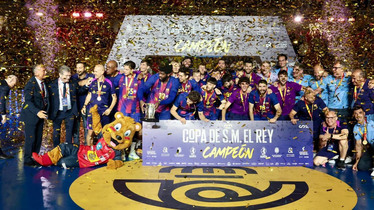 Estas son las imágenes de la final de la Copa del Rey de Balonmano en Alicante