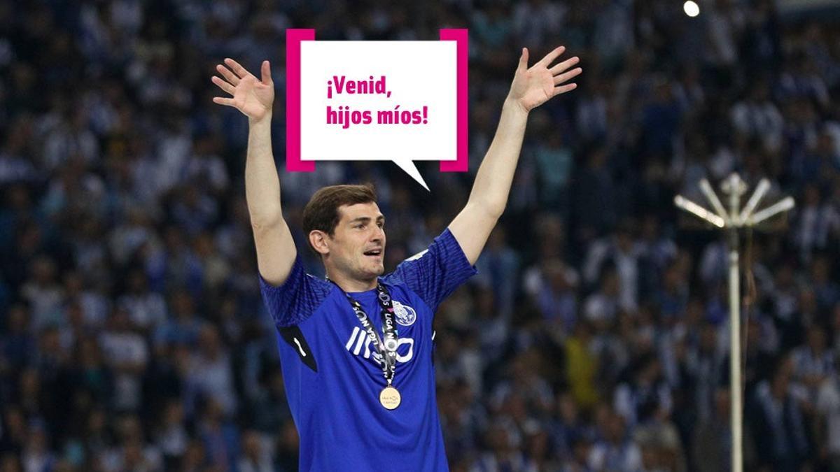 Sara Carbonero celebra con sus niños la victoria de Iker Casillas