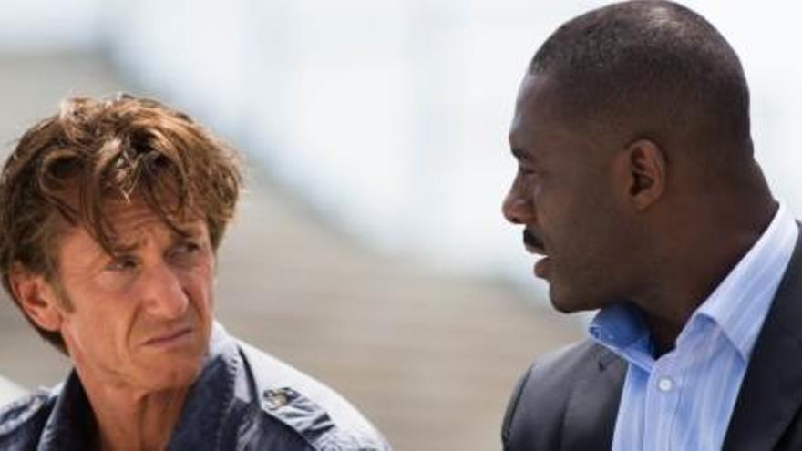 Sean Penn i Idris Elba, dos dels protagonistes de &#039;Caza al asesino&#039;.