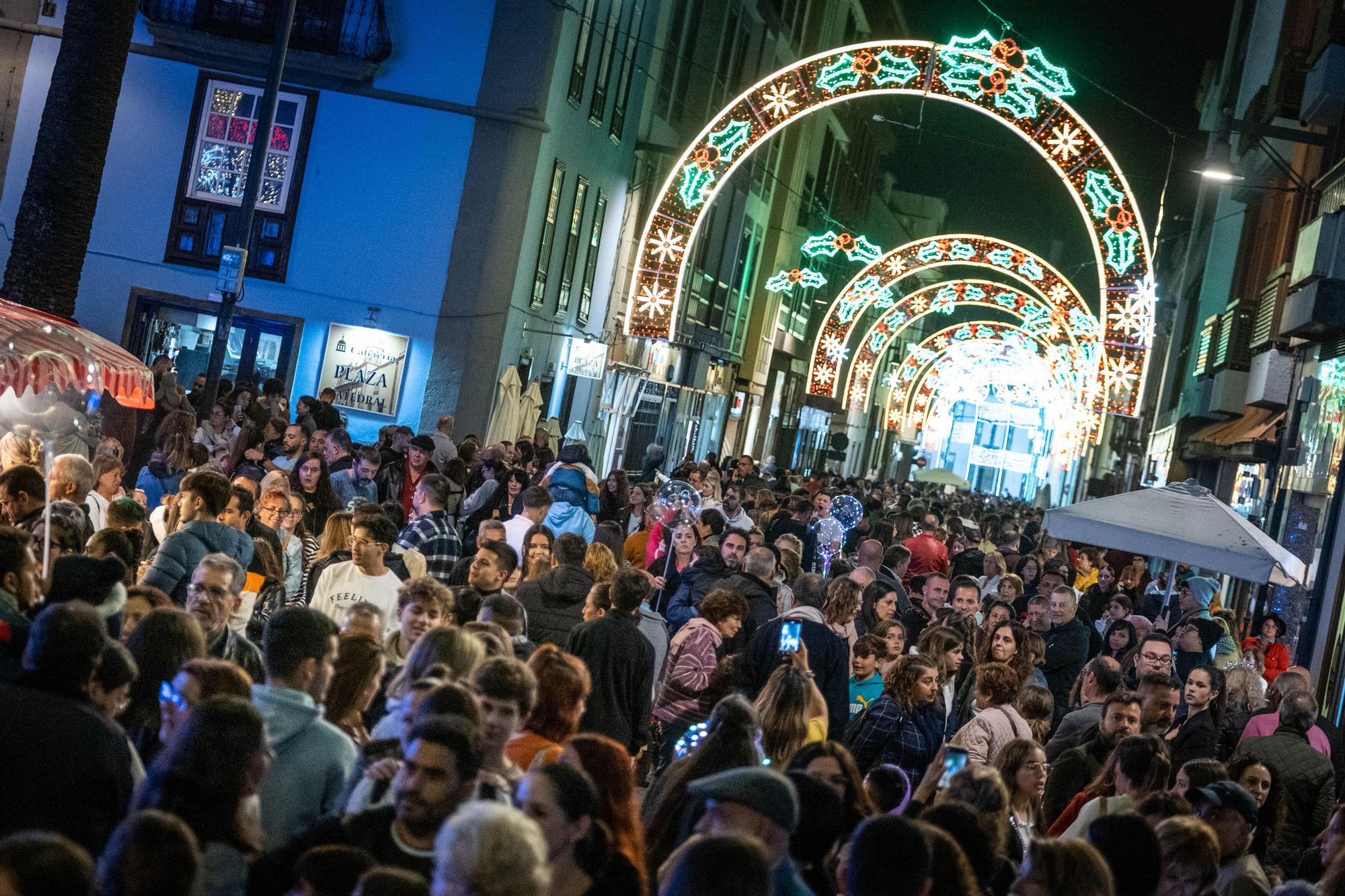 Encendido del alumbrado navideño de La Laguna