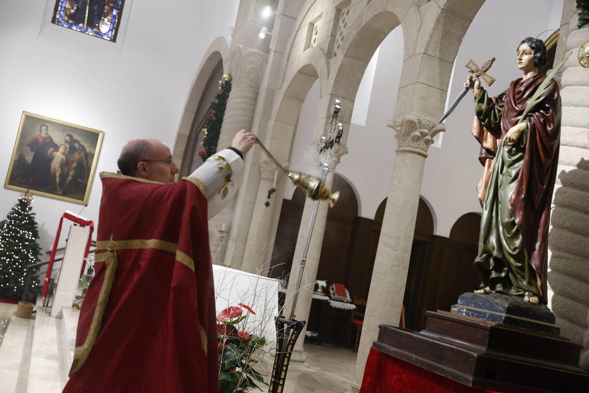 EN IMÁGENES: Somió celebra a su patrón San Julián con la tradicional procesión y comida popular: "Hace unión entre los vecinos"
