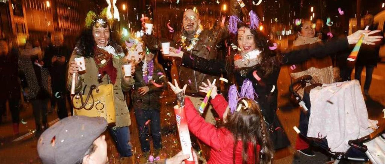 Celebraciones en calles y plazas públicas para despedir 2018 y recibir al nuevo año. // R.Grobas