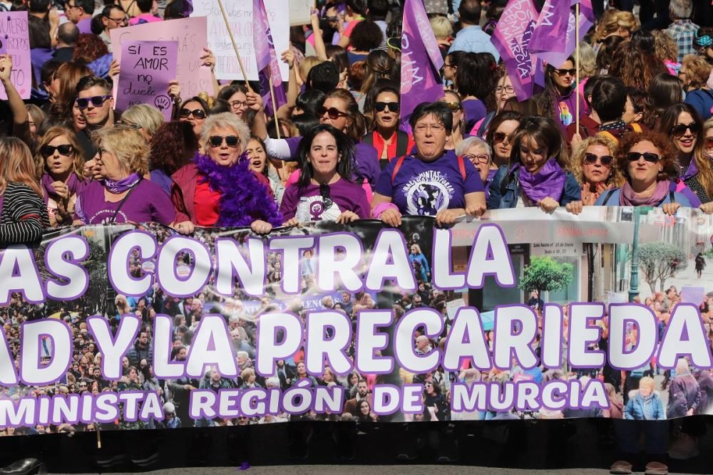 8M en Murcia: Manifestación de la mañana