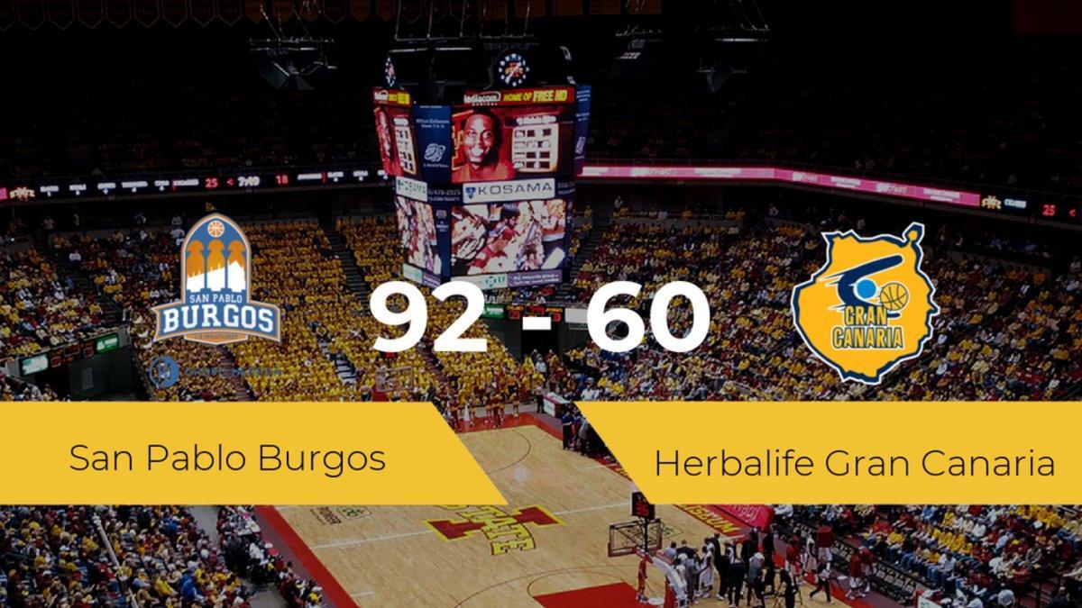 El San Pablo Burgos logra ganar al Herbalife Gran Canaria (92-60)