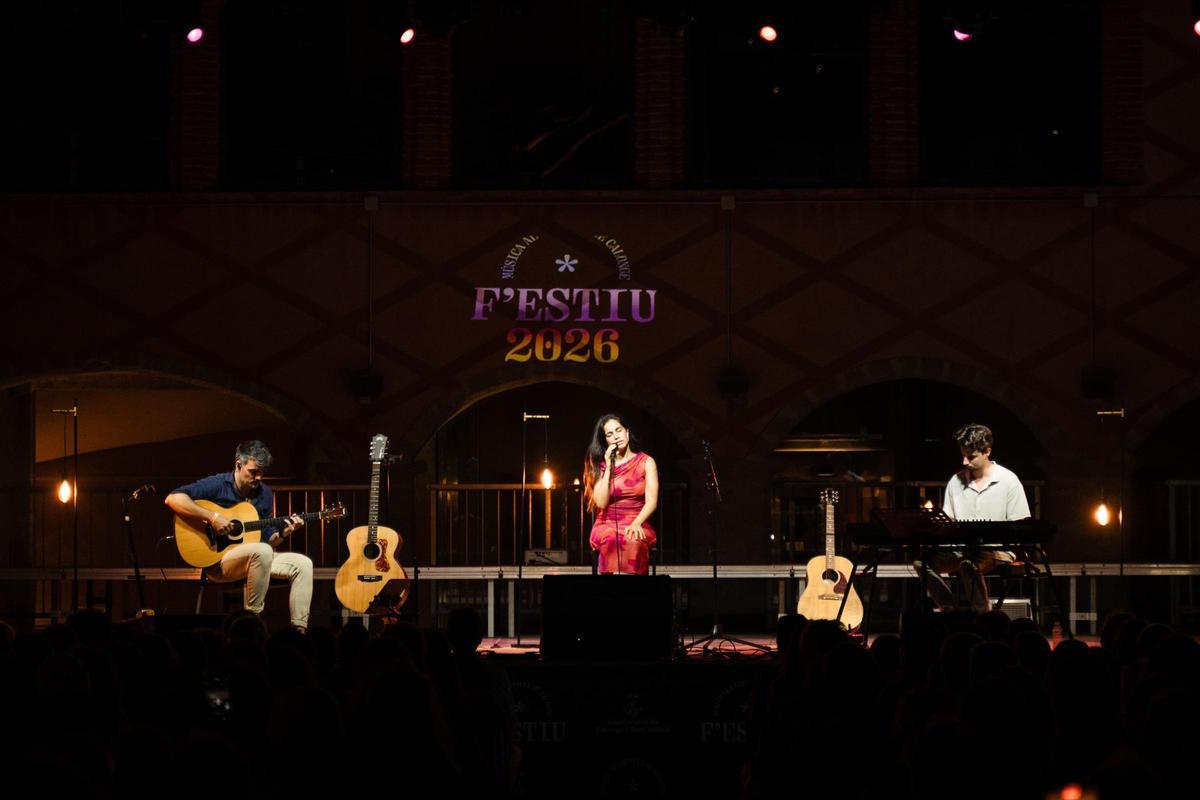 El concert de Mariona Escoda al festival F'Estiu de Calonge.