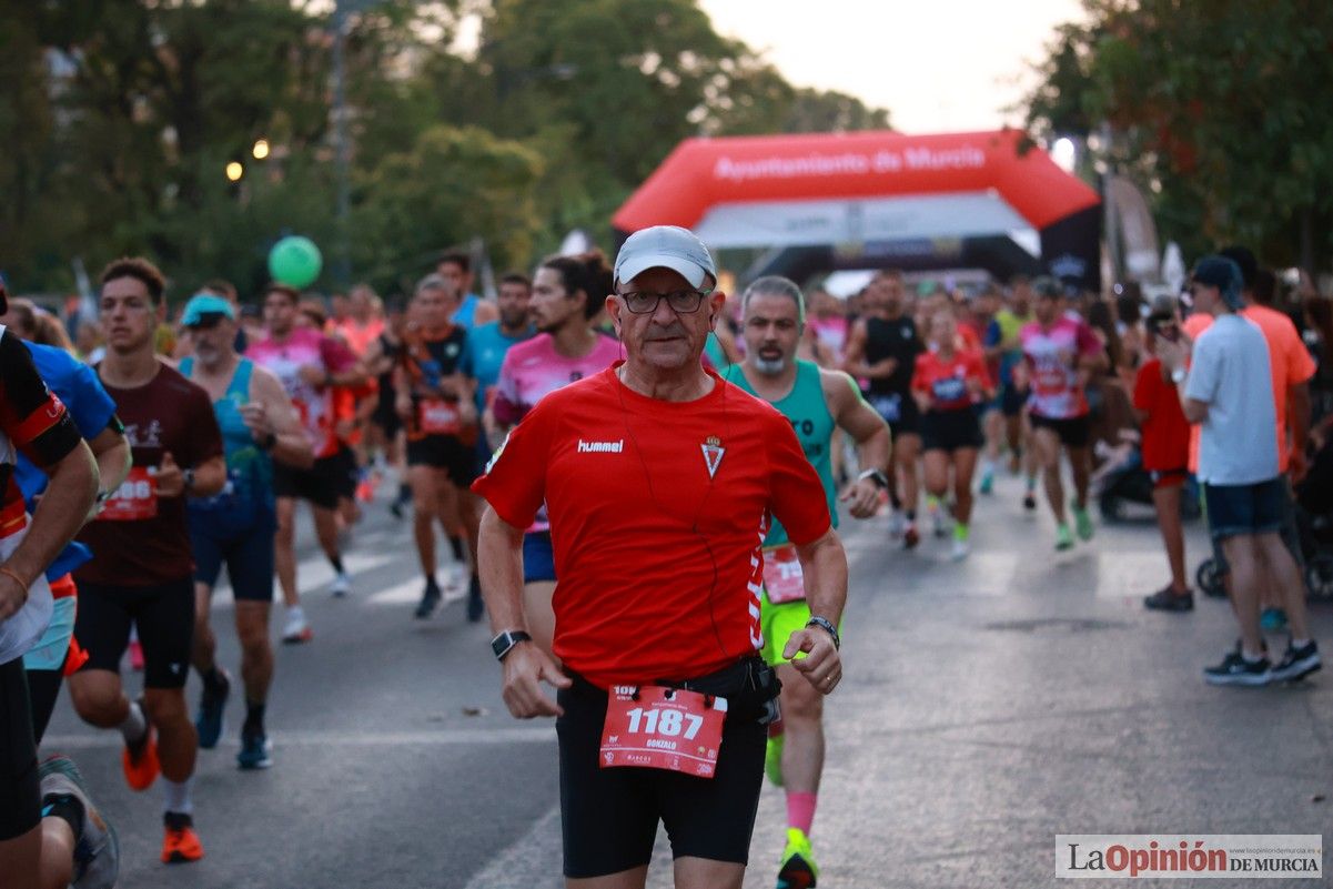 Las mejores imágenes de la carrera nocturna de Murcia