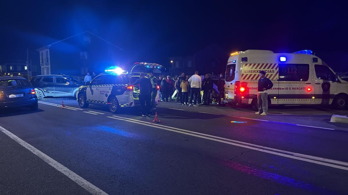 El accidente tuvo lugar en Castrelo.