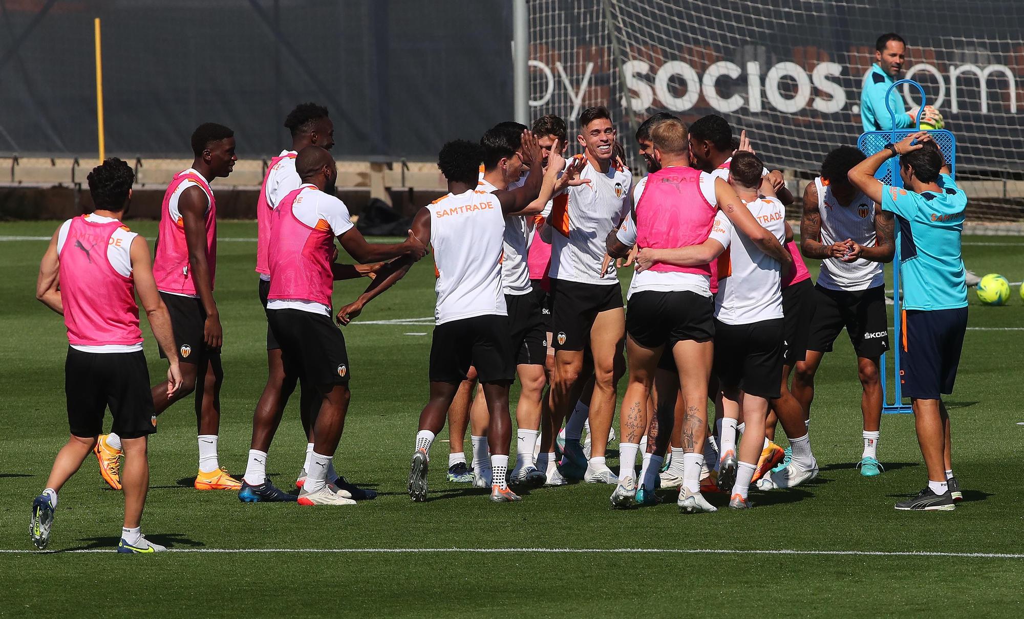 Así ha sido el entrenamiento del Valencia CF de hoy