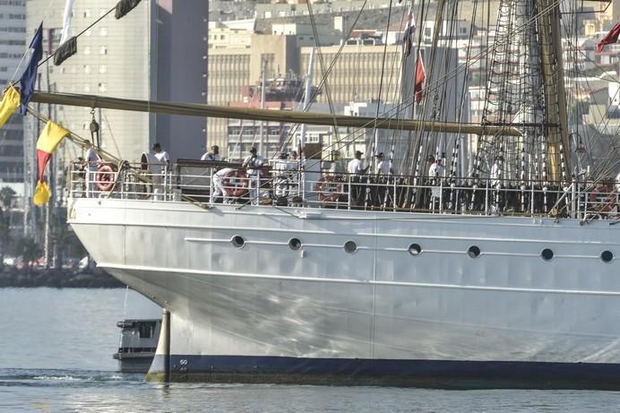 /09/2017 LAS PALMAS DE GRAN CANARIA. Llegada del buqe Cisne Branco , velero brasileño. FOTOS: J. PÉREZ CURBELO