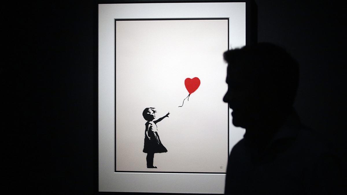 &#039;Niña con globo&#039;, uno de los dibujos más representativos de Banksy