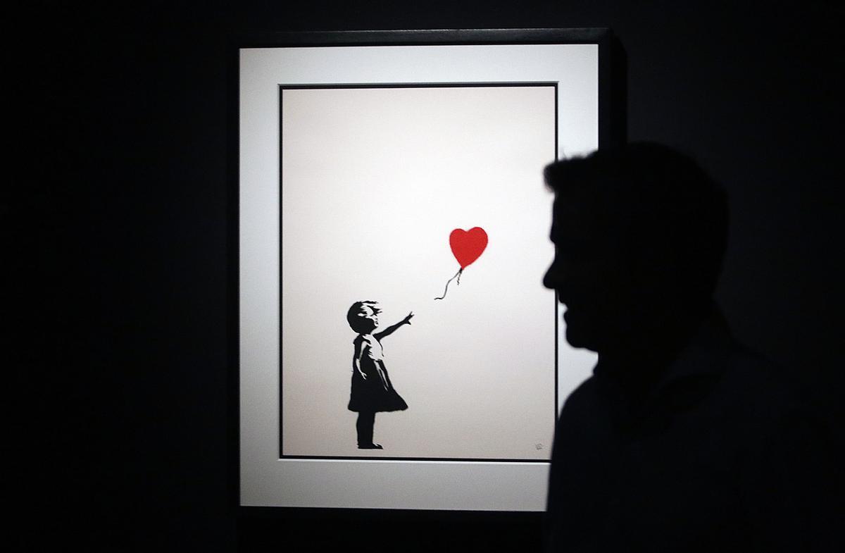 'Niña con globo', uno de los dibujos más representativos de Banksy