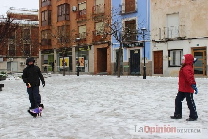 Un manto blanco cubre Bullas