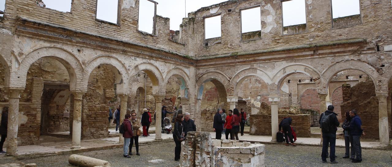 El convento de Regina, en el 2018, el día que Urbanismo organizó una jornada de puertas abiertas para explicar a los vecinos la intervención.