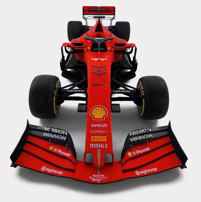 Ferrari presenta el SF90, el coche de Vettel y Leclerc para 2019