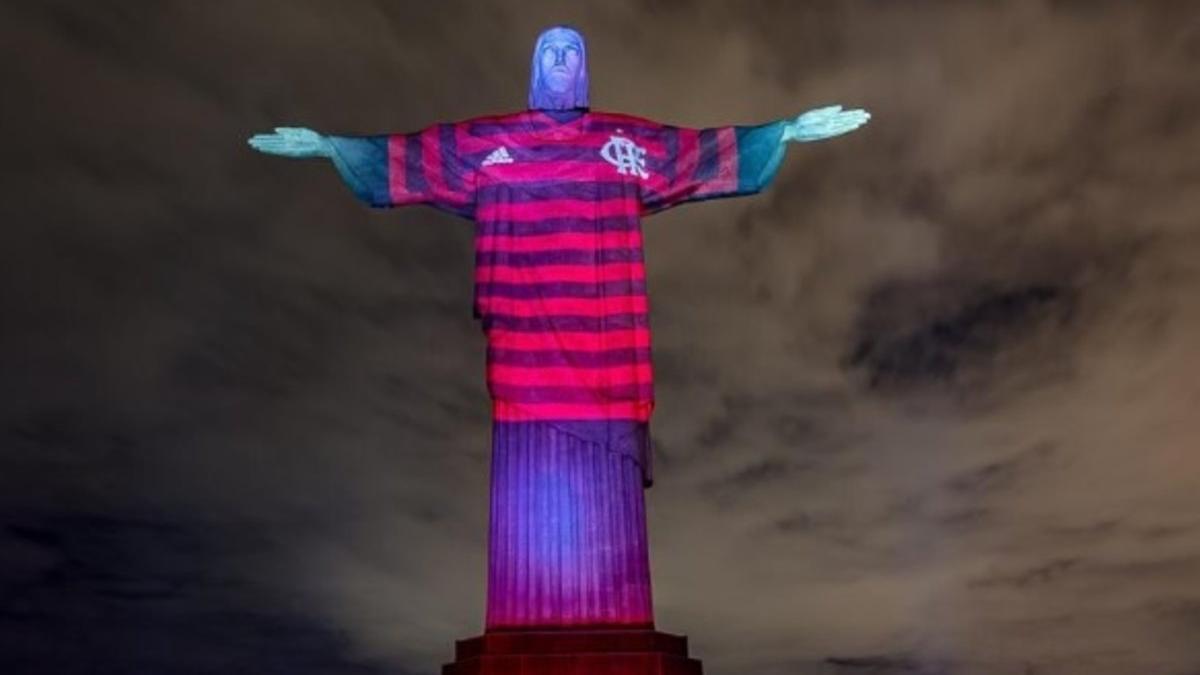 El Cristo Redentor se vistió de 'Mengao'