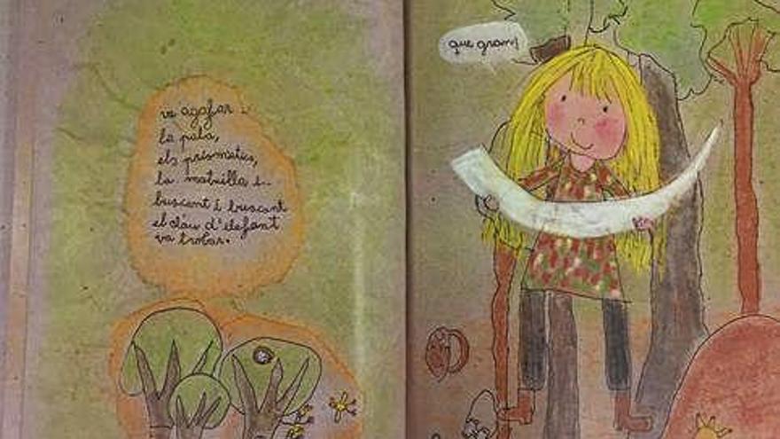 Aysel Soliveres tiene 8 años y acaba de publicar su primer libro, Aventurar, que escribió e ilustró con tan solo 5 años. click and pum