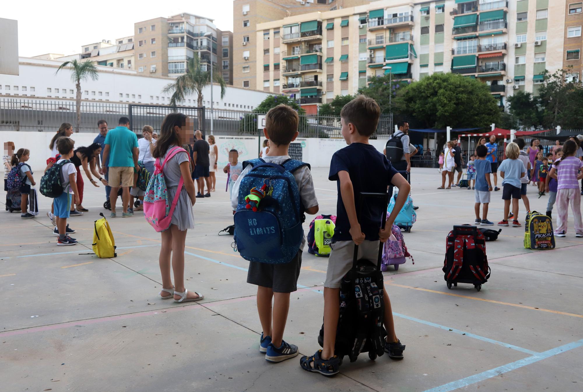 El inicio del curso escolar 22/23 en Málaga, en imágenes